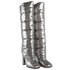 Dolce & Gabbana Silver Nylon Women's Ankle Boot