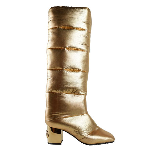 Dolce & Gabbana Giallo Nylon Women Ankle Boot