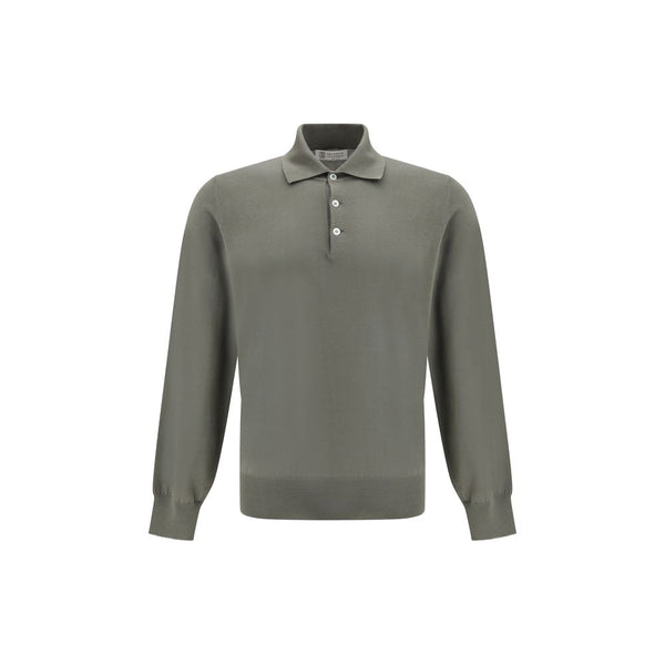 Brunello Cucinelli Green Cotton Shortsleeve Shirt
