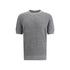 Brunello Cucinelli Gray Linen T-Shirt