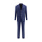 Brunello Cucinelli Blue Fleece Wool Two-Piece Suit