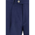 Brunello Cucinelli Blue Fleece Wool Two-Piece Suit