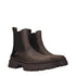 Moncler Brown Leather Ankle Boots