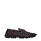 Dolce & Gabbana Brown Leather Slip-On Loafers