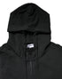 Dolce & Gabbana Black Full Zip Hooded Men Sweatshirt Sweater