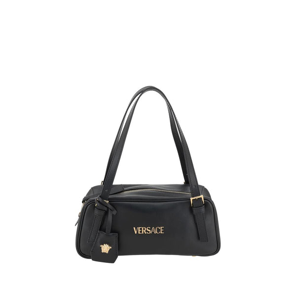 Versace Black Lamb Ovis Aries Aries Shoulder Bag