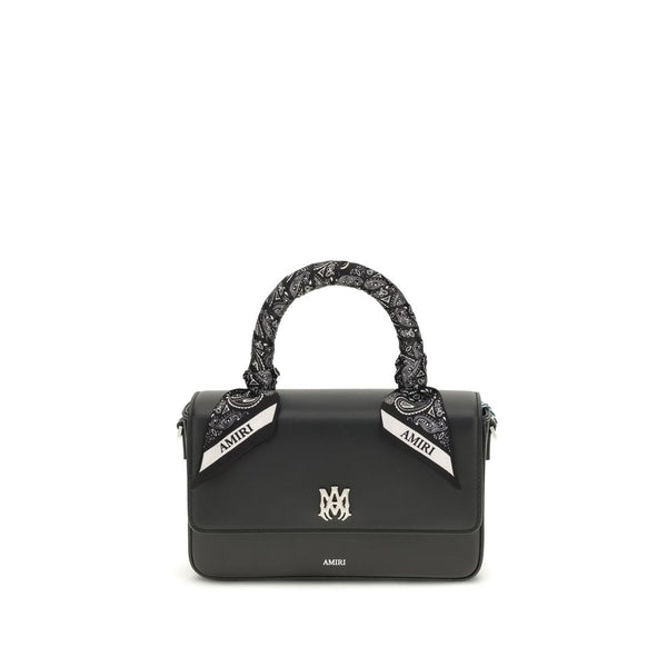 Amiri Black Calf Leather Bos Taurus Shoulder Bag