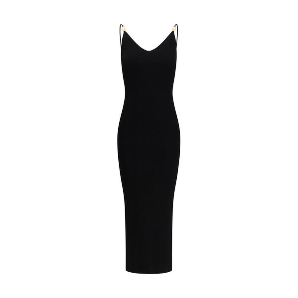 Versace Black Viscose Cocktail Dress
